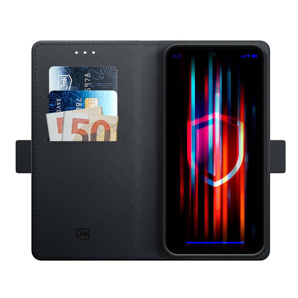 3mk Wallet Case iPhone 17 Pro Max - Schwarz-1