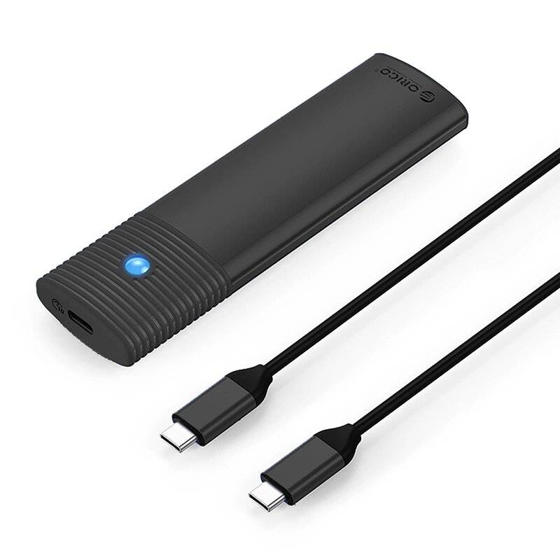 Orico PWM2 M.2 NGFF SATA USB-C 5Gb/s Festplattenlaufwerk - Schwarz-0