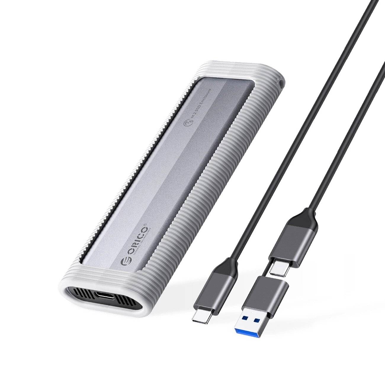 Orico AXM2F-V1 M.2 NGFF USB-C 5Gb/s Festplattenlaufwerk - Grau-0