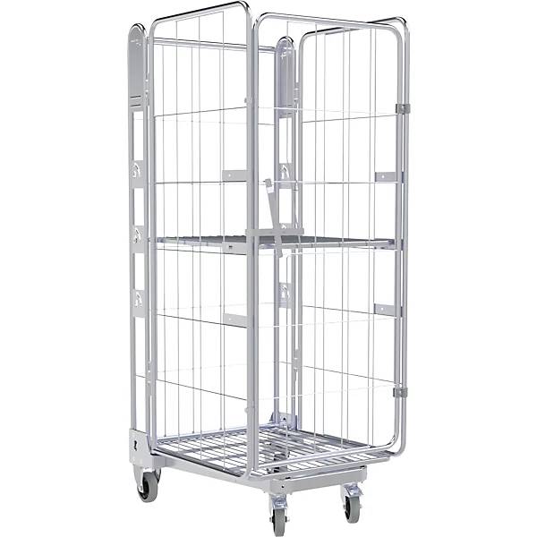 Rollbehälter 4-seitig Stahlrollplatte H 1875 mm 1 Etagenboden. ESB Engineering System Bau GmbH 84825849