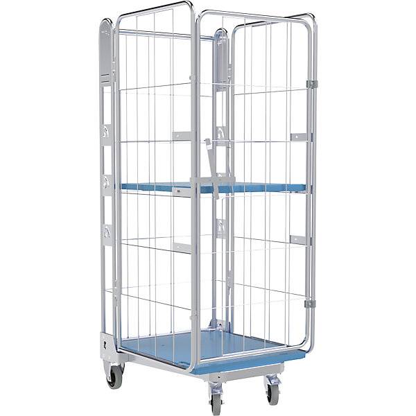 Rollbehälter 4-seitig Kunststoffrollplatte H 1875 mm 1 Etagenboden. ESB Engineering System Bau GmbH 84825949