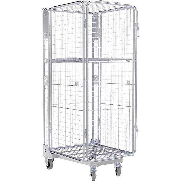 Rollbehälter 5-seitig Stahlrollplatte H 1895 mm 1 Etagenboden oben. ESB Engineering System Bau GmbH 84827749-0