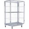 Rollbehälter 5-seitig Stahlrollplatte H 1825 mm 1 Etagenboden Gitter 50 x 50 mm. ESB Engineering System Bau