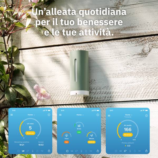 Netatmo NIM-M-WW, Kabellos, 0,3°, Aluminium, Mintfarbe, AAA, -20 - 50 °C