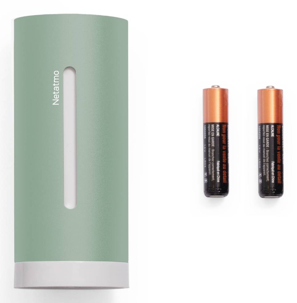 Netatmo NIM-M-WW, Kabellos, 0,3°, Aluminium, Mintfarbe, AAA, -20 - 50 °C-1
