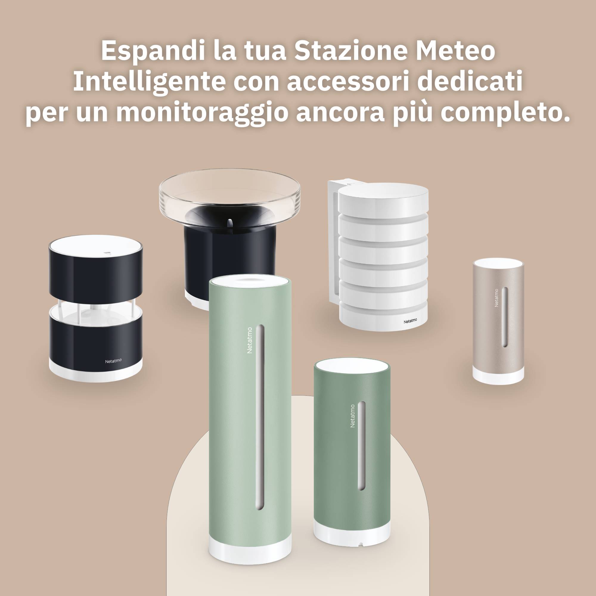 Netatmo NIM-M-WW, Kabellos, 0,3°, Aluminium, Mintfarbe, AAA, -20 - 50 °C-2