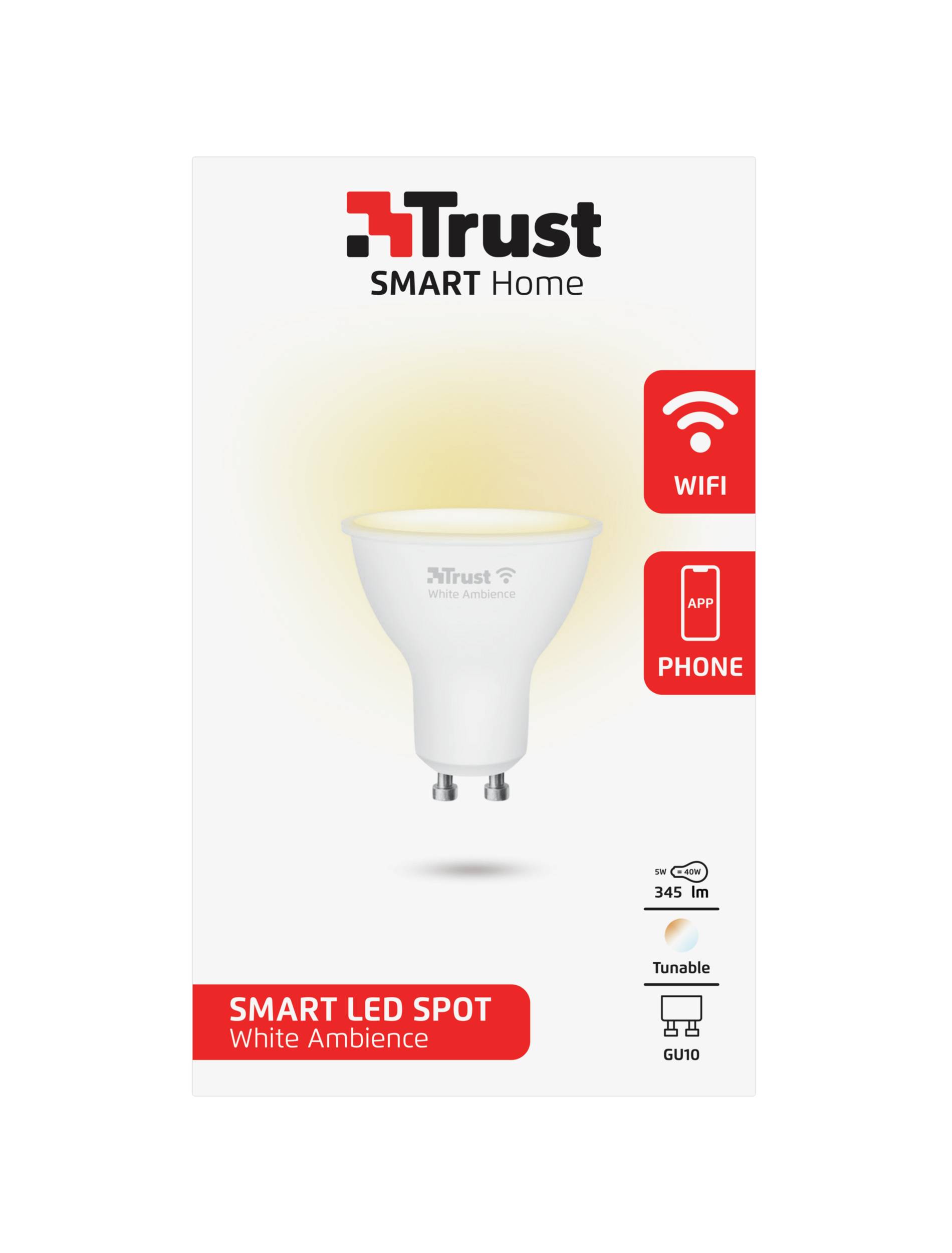 71283, Intelligentes Leuchtmittel, WLAN, Weiß, LED, GU10, Punkt-1