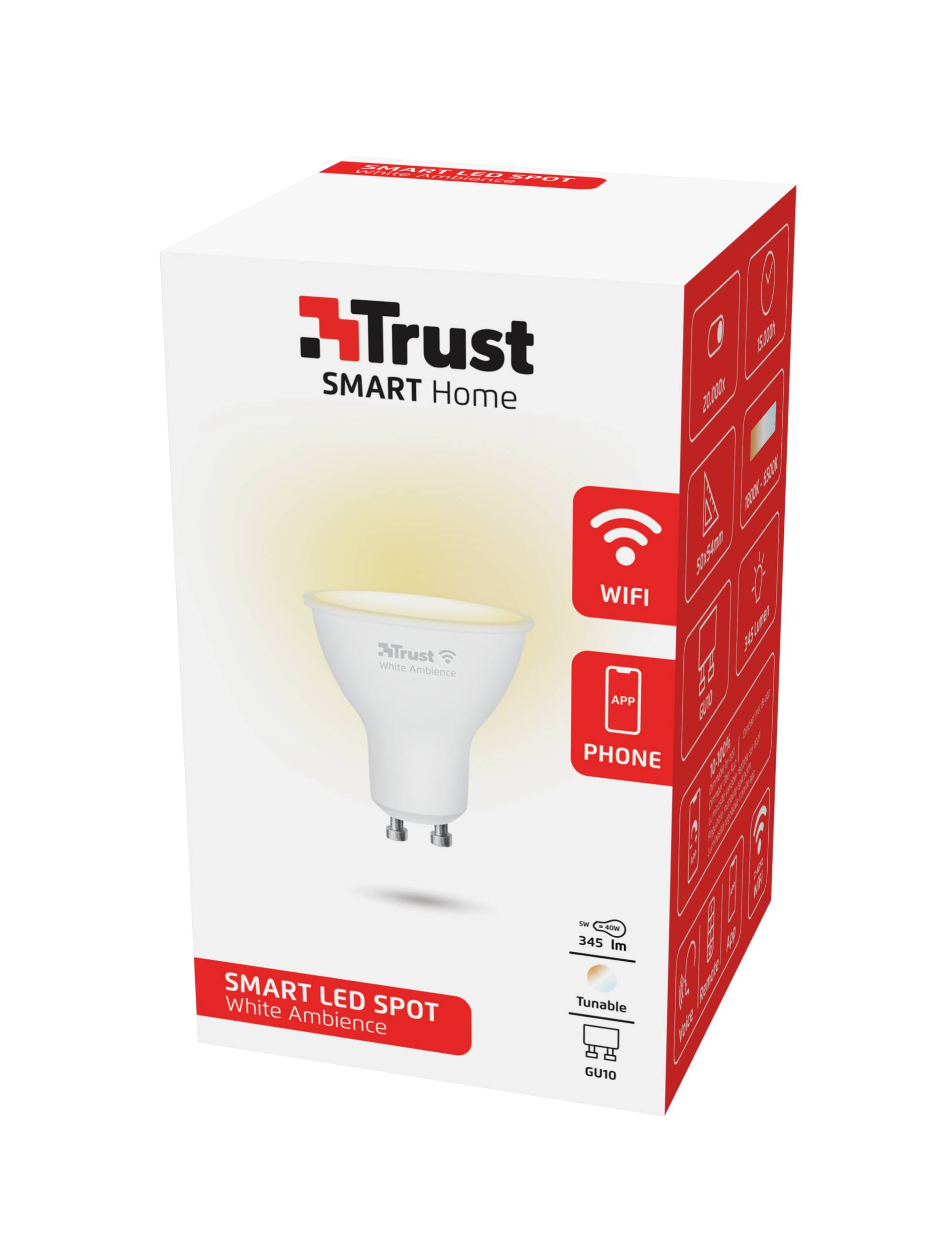 71283, Intelligentes Leuchtmittel, WLAN, Weiß, LED, GU10, Punkt-2