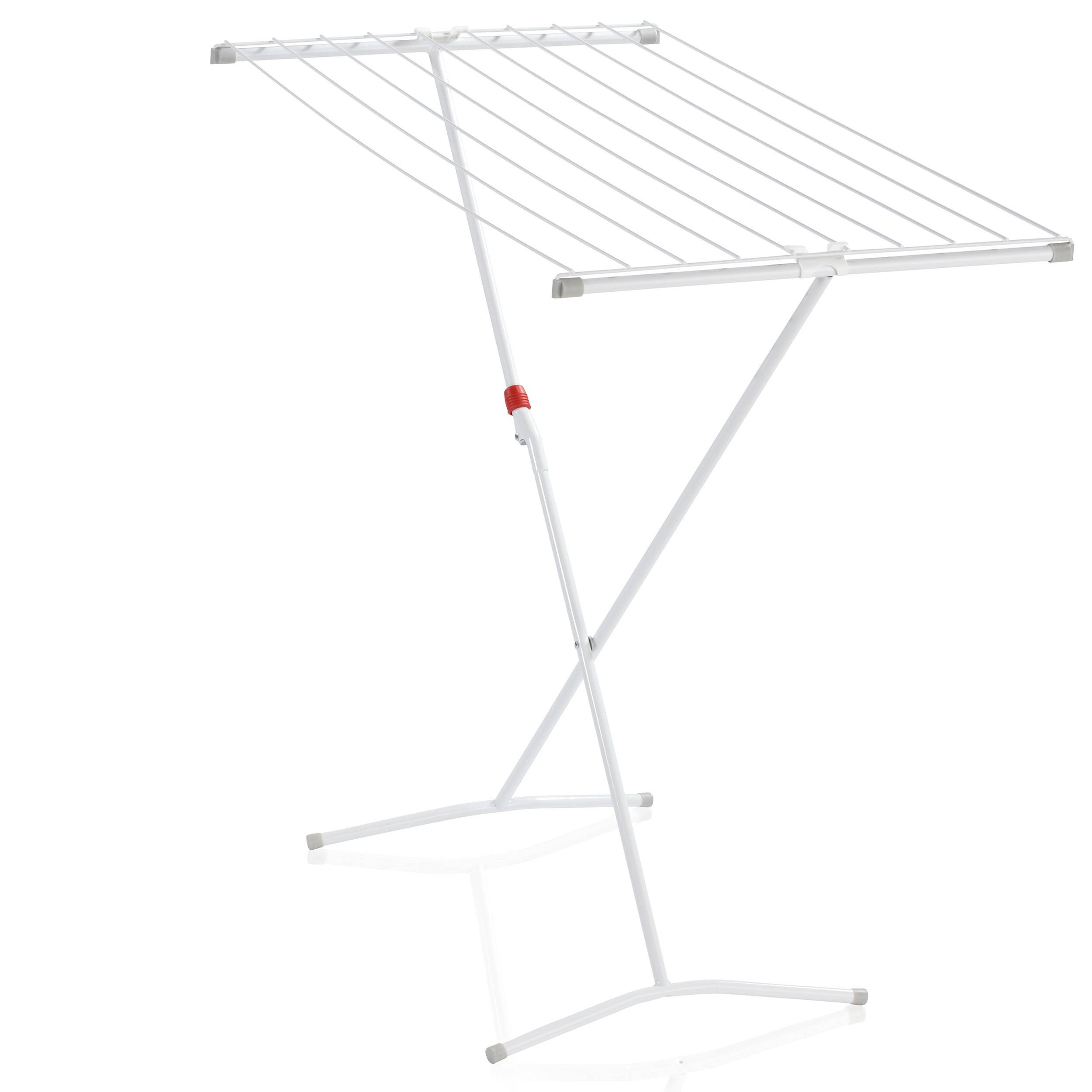 LEIFHEIT - Standwäschetrockner Capri 100 93x102x58cm - Wäscheständer - Kunststoff - Edelstahl - Weiß - 520 mm - 1 Stück(-0