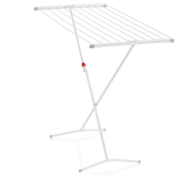 LEIFHEIT - Standwäschetrockner Capri 100 93x102x58cm - Wäscheständer - Kunststoff - Edelstahl - Weiß - 520 mm - 1 Stück(