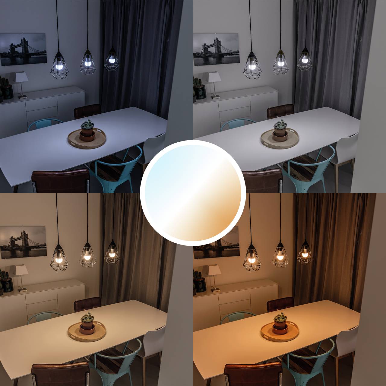 Trust Smart Home - LED-Lampe - E27 - Klasse A+ - weißes Licht - 1800-6500 K - weiß (Packung mit 2)-4