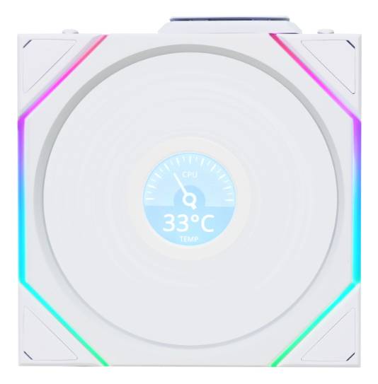 Lian Li UNI FAN TL LCD Wireless Lüfter ARGB PWM - 140mm weiß-0