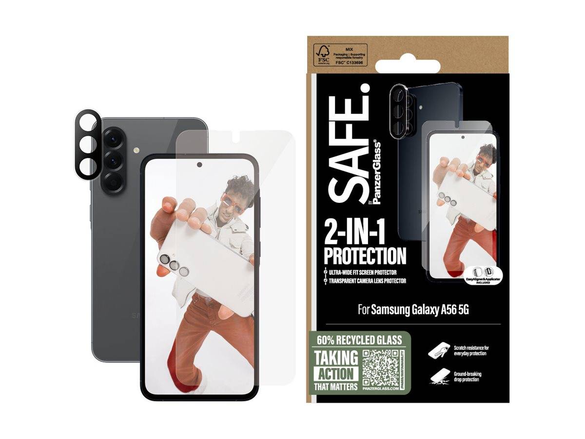 PanzerGlass SAFE. by 2-in-1 Bundle Samsung Galaxy A56 5G-2