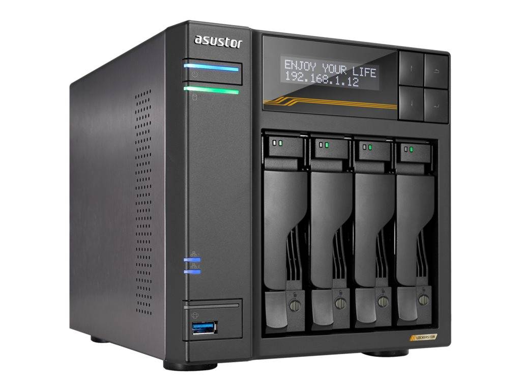 Lockerstor 4 Gen3 - NAS-Server - 4 Schächte - SATA 6Gb/s / PCIe 4.0 x4 (NVMe)-0