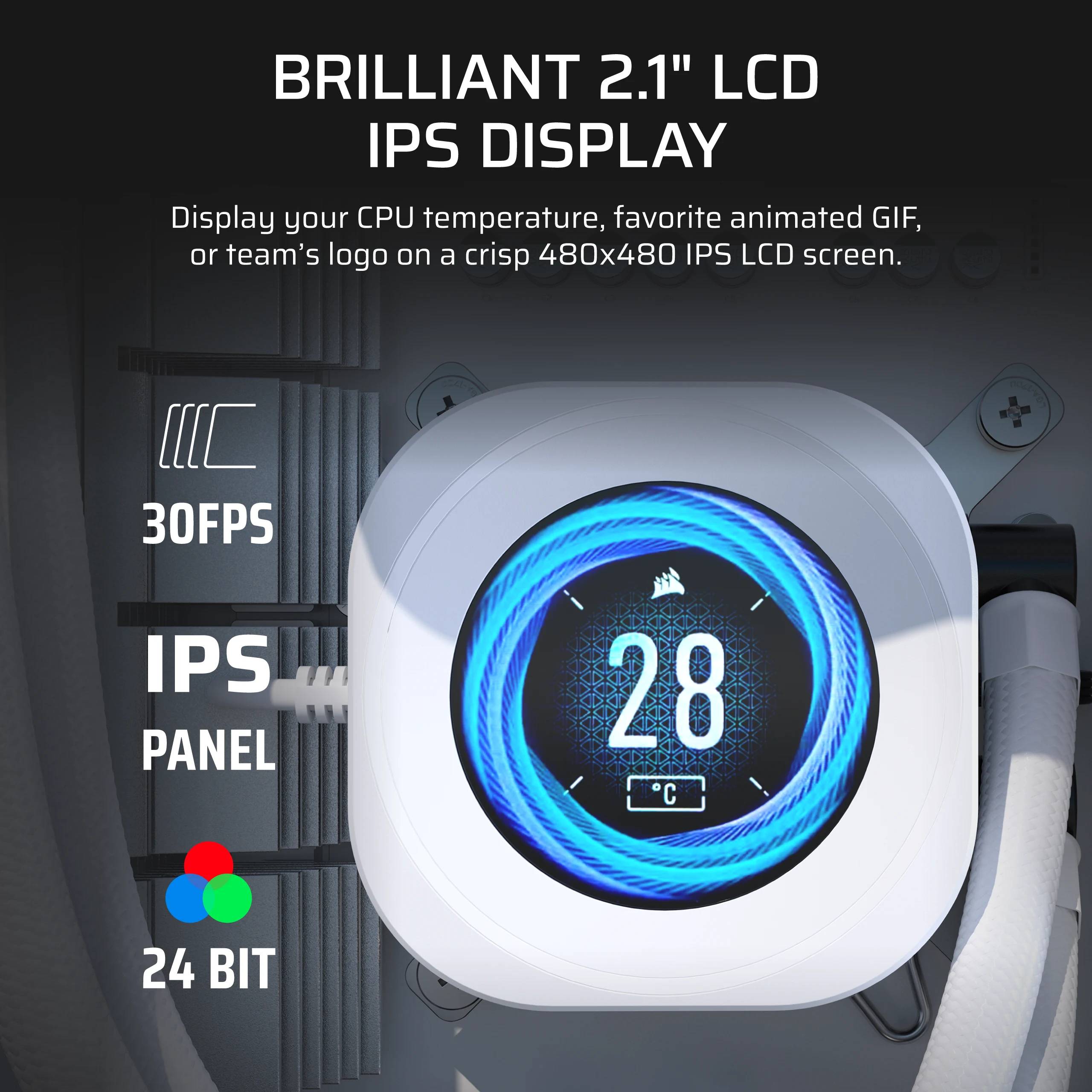 Corsair NAUTILUS RS - LCD-Bildschirmmodul für-2