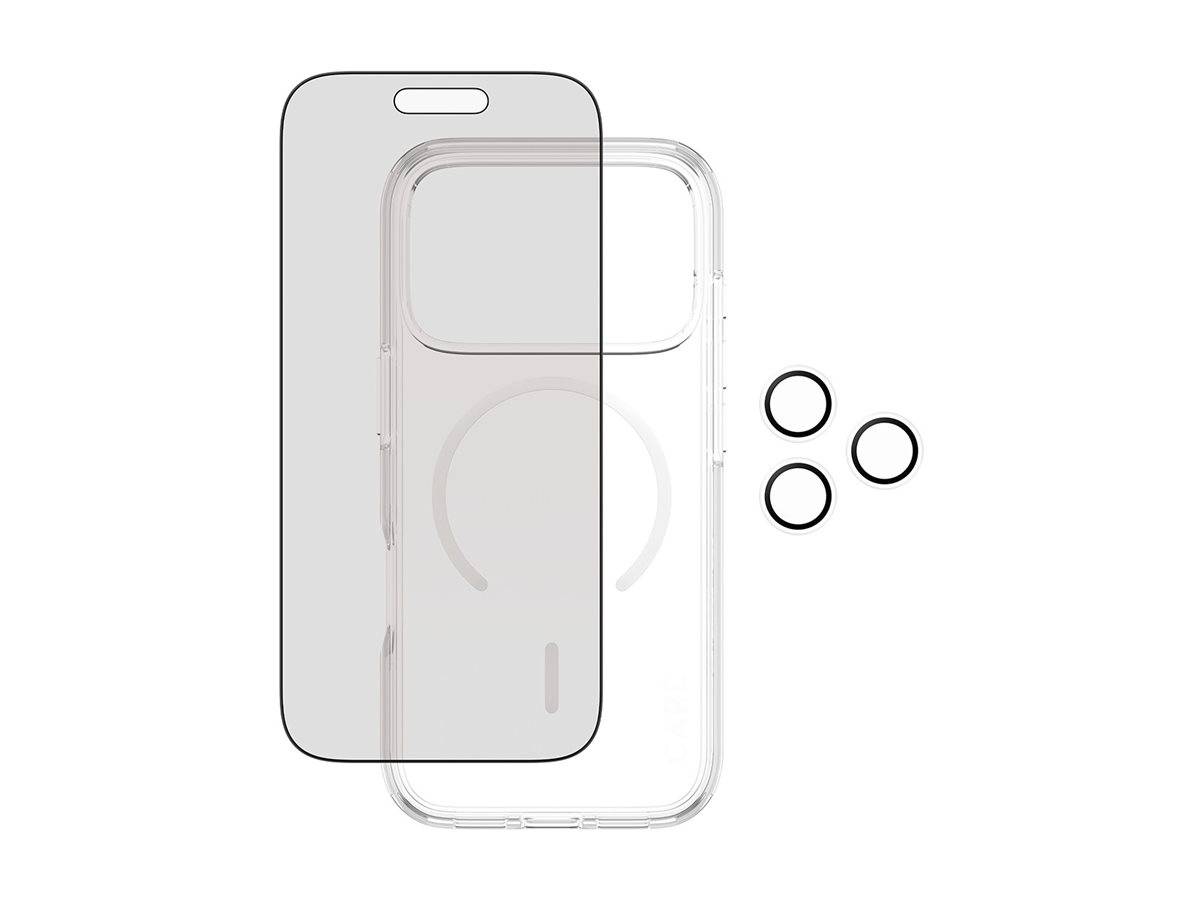 PanzerGlass CARE by PanzerGlass - 3-in-1 Schutz Datenschutz Paket - hintere Abdeckung für Mobiltelefon - MagSafe-Kompati-1