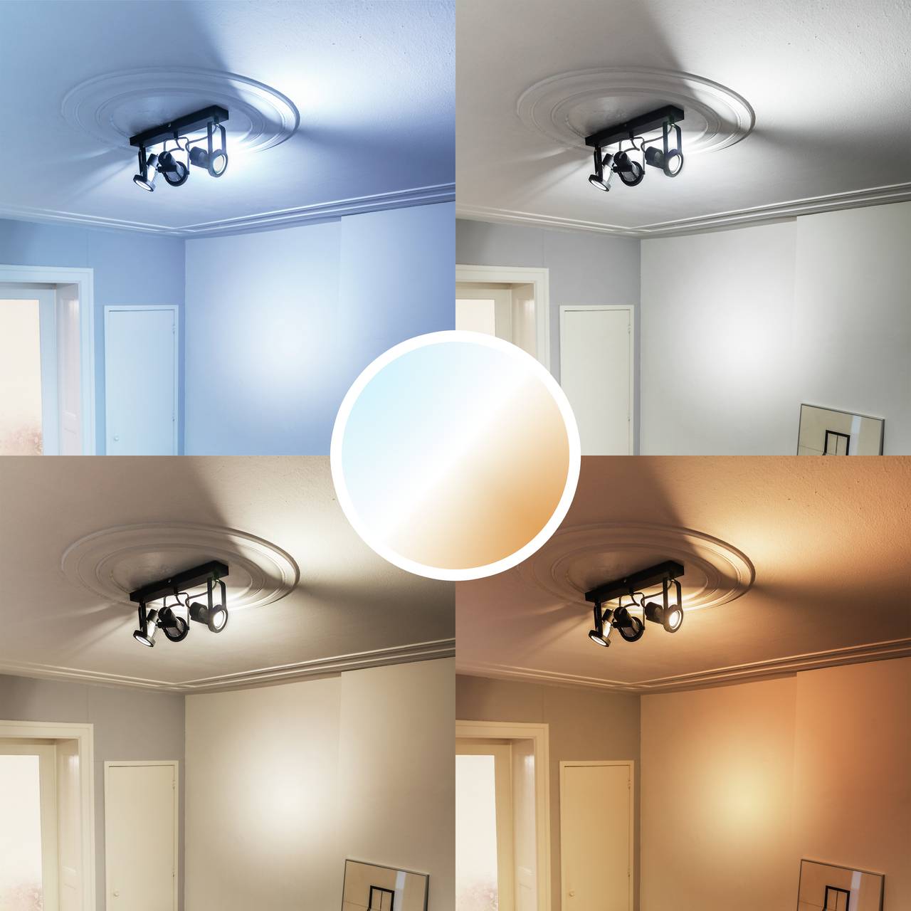 71283, Intelligentes Leuchtmittel, WLAN, Weiß, LED, GU10, Punkt-4