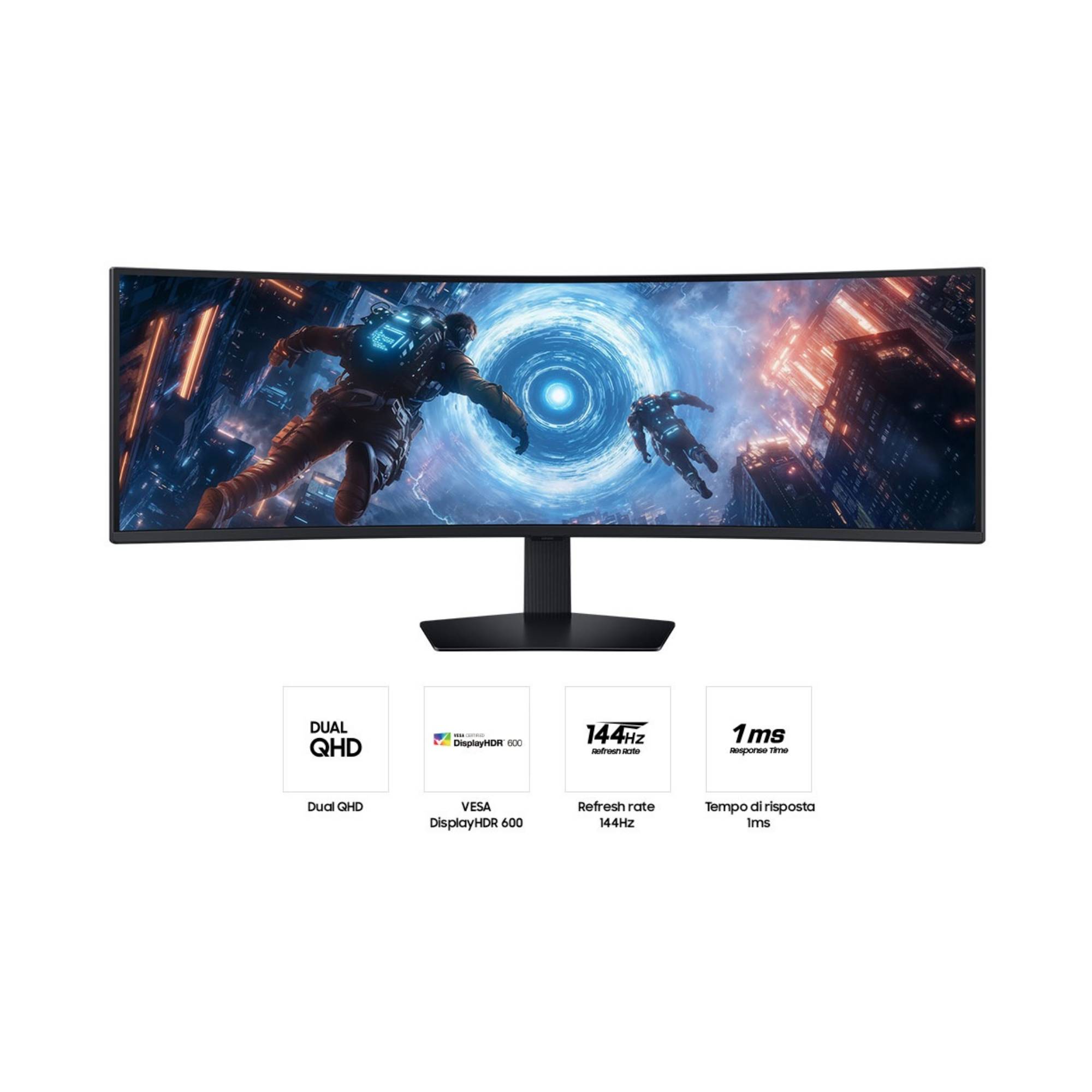 Samsung S49FG912EU 124,5 cm 49 Zoll 5120 x 1440 Pixel Dual QHD LCD 1 ms Schwarz-1