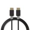 Nedis DisplayPort-Kabel 1.4 | DisplayPort-Stecker – DisplayPort-Stecker | 2,00 m | Anthrazit