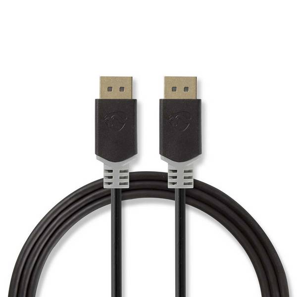 Nedis DisplayPort-Kabel 1.4 | DisplayPort-Stecker – DisplayPort-Stecker | 2,00 m | Anthrazit