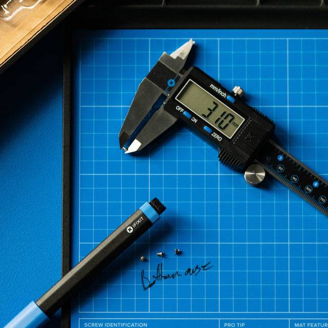 iFixit Digitaler Messschieber, 0,01 mm bis 150 mm - schwarz, blau (IF145-016-4)-1