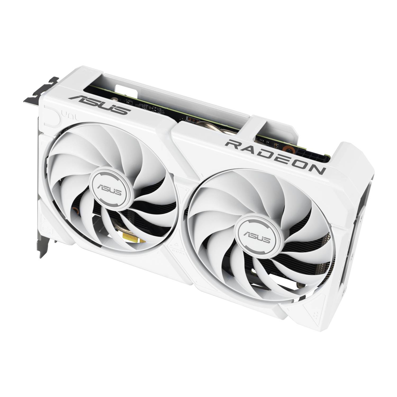 ASUS Dual -RX9060XT-16G-WHITE, Radeon RX 9060 XT, 16 GB, GDDR6, PCI Express 5.0, 2 Lüfter-0