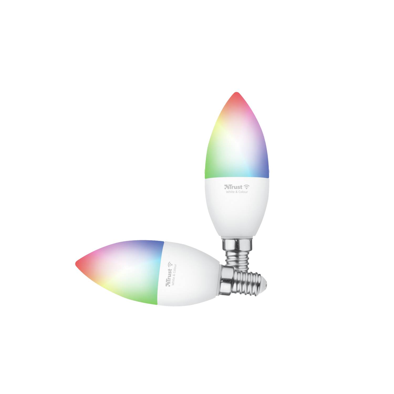 Trust Smart Home - LED-Lampe - E14 - Klasse A+ - white/color - 1800-6500 K - Kerze (Packung mit 2)-0