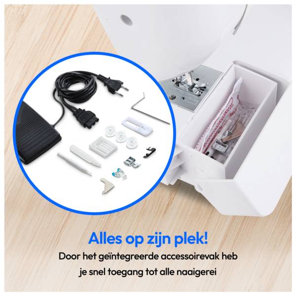 MEDION - LIFE MD10689 Freiarm-Naehmaschine SM60 weiß
