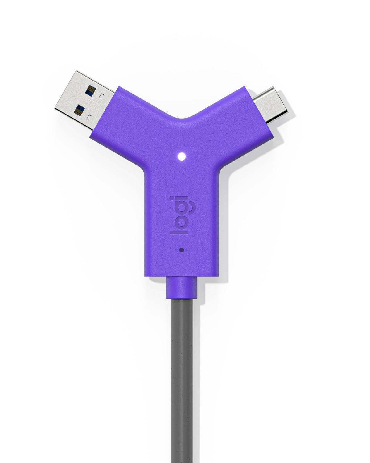 Logitech Swytch - Hub - 2 x HDMI 1 x SuperSpeed USB 2 x USB-C-2