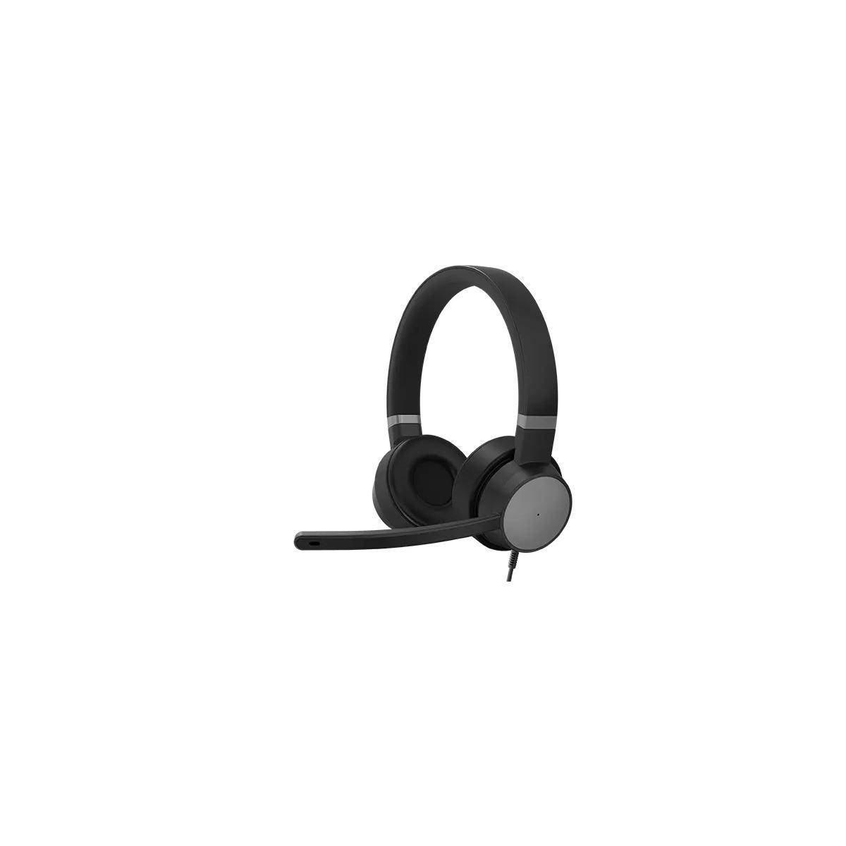 Lenovo Go Wired ANC Kopfhörer Kabelgebunden Kopfband Car/Home office USB Typ-C Schwarz-9