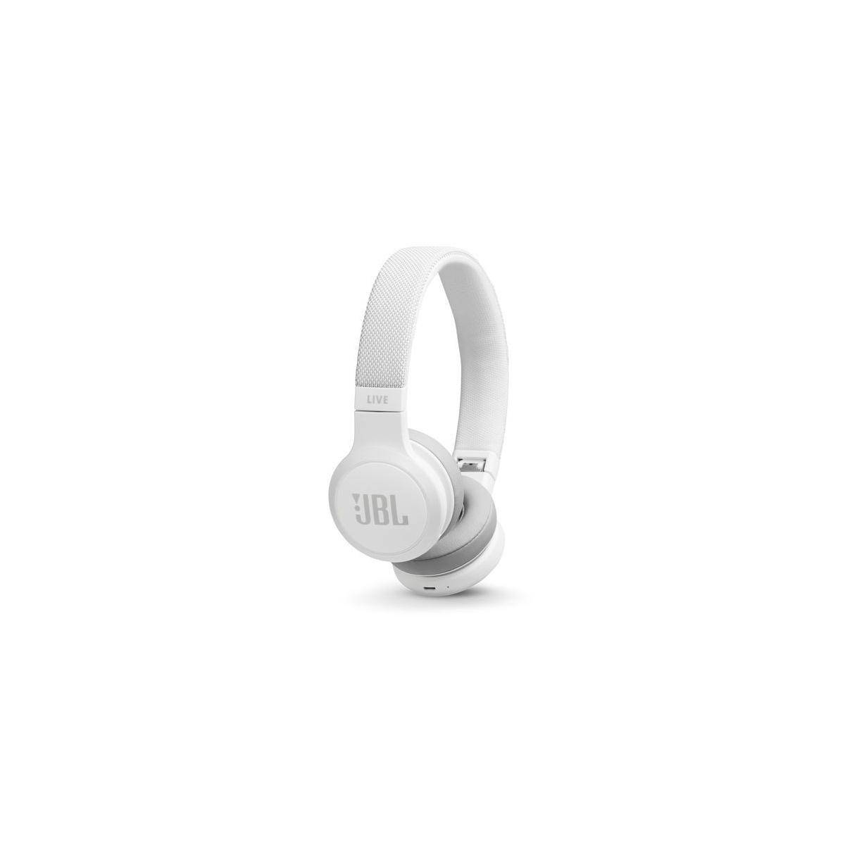 JBL Live 400BT On Ear Kopfhörer Bluetooth® Weiß Headset, Klang-Personalisierung, Lautstärkeregelung Handy-6