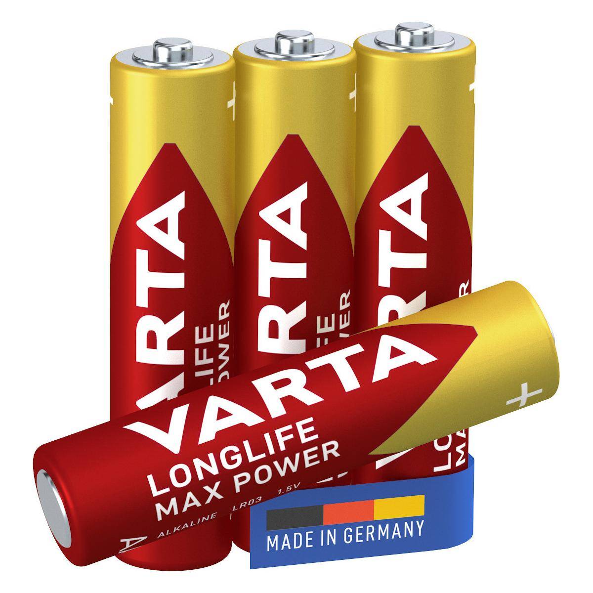 Varta Longlife Max Power 4703 Micro AAA Batterie 4er Blister-2