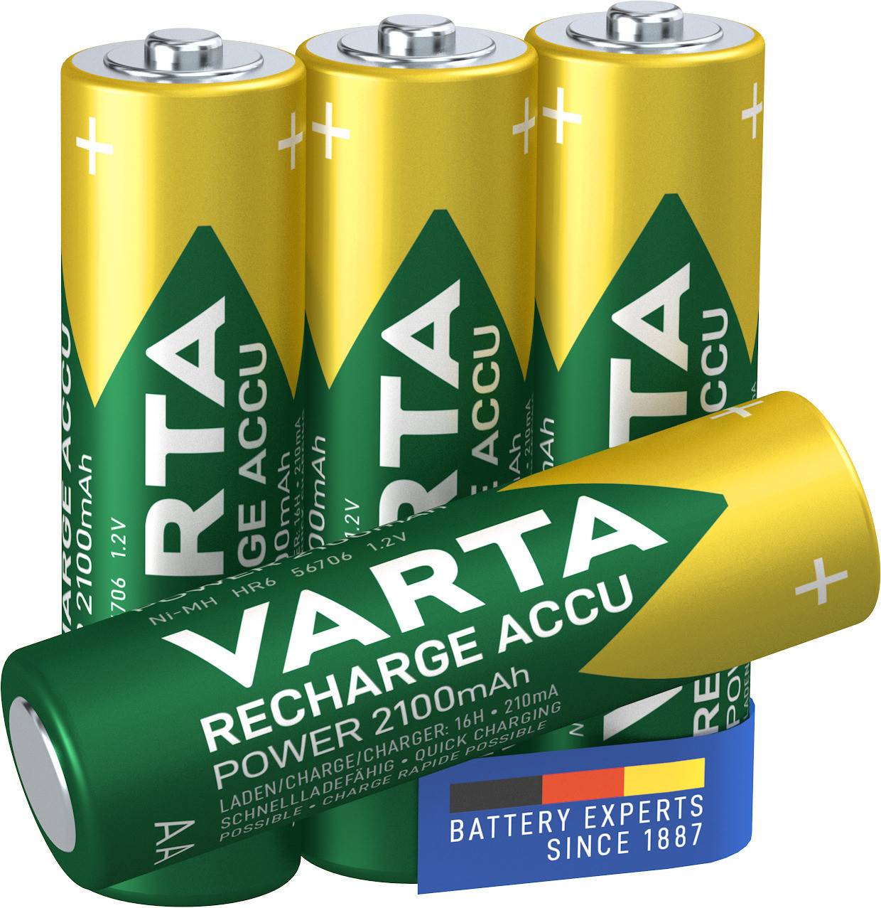 Varta Recharge Accu Power 56706 Mignon AA Akku 4er Blister-3