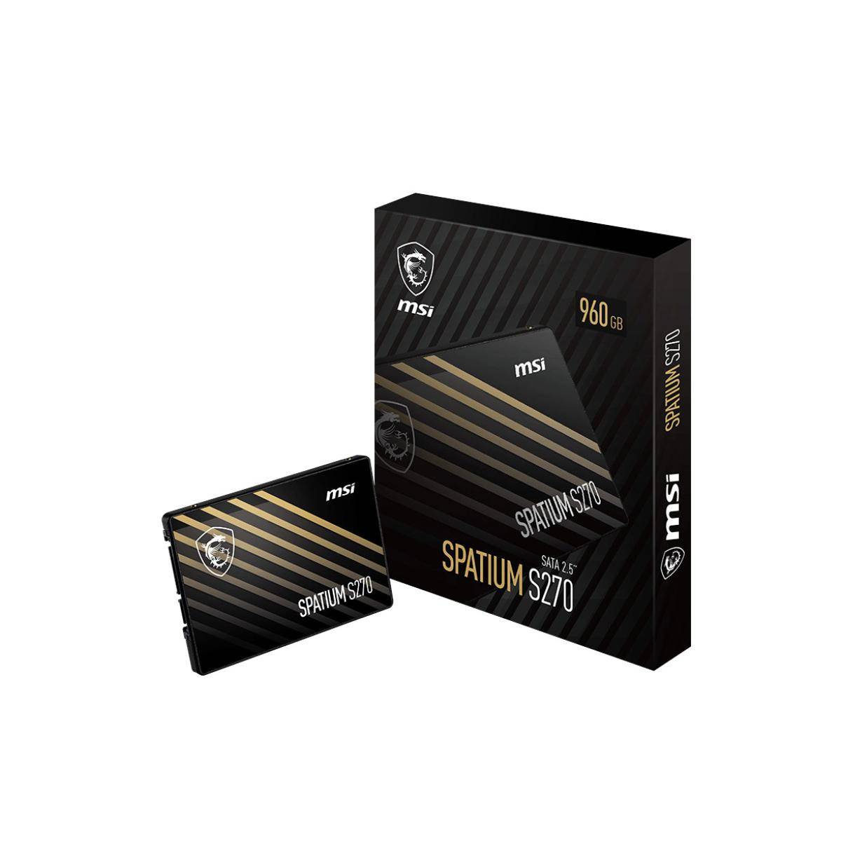 MSI SPATIUM S270 - SSD - 960 GB - intern - 2.5" (6.4 cm)-5