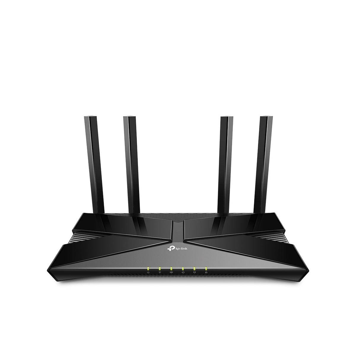 TP-Link EX220, Wi-Fi 6 (802.11ax), Dual-Band (2,4 GHz/5 GHz), Ethernet/LAN, Schwarz, Tabletop-Router-3
