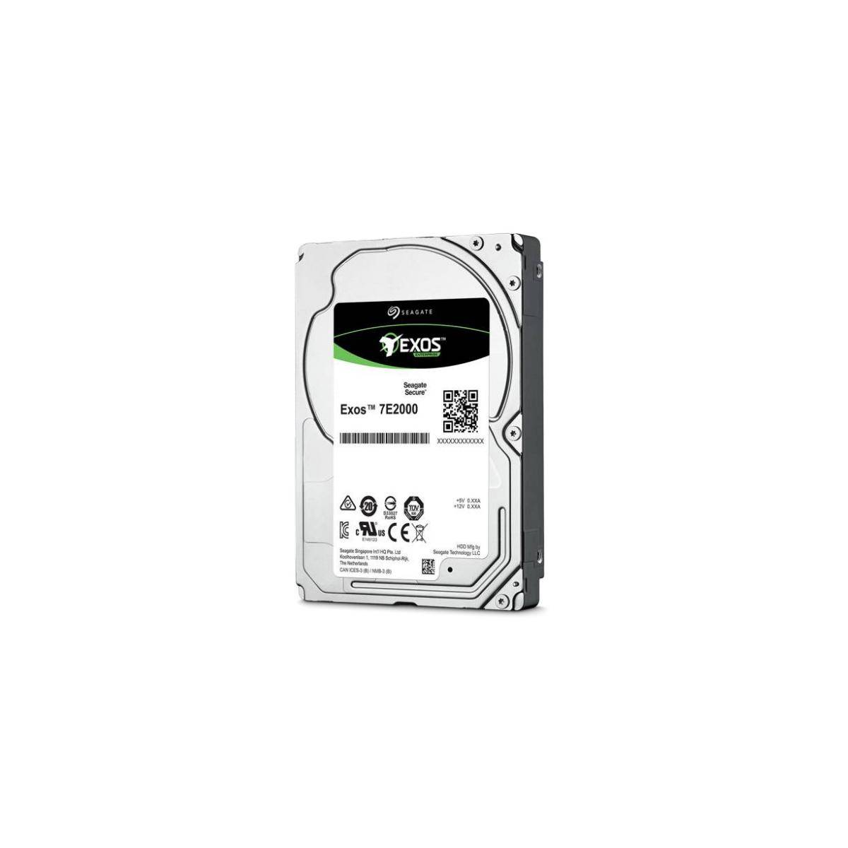 Seagate Exos 7E2000 ST2000NX0343 - Festplatte - verschlüsselt - 2 TB - intern - 2.5" SFF (6.4 cm SFF)-8