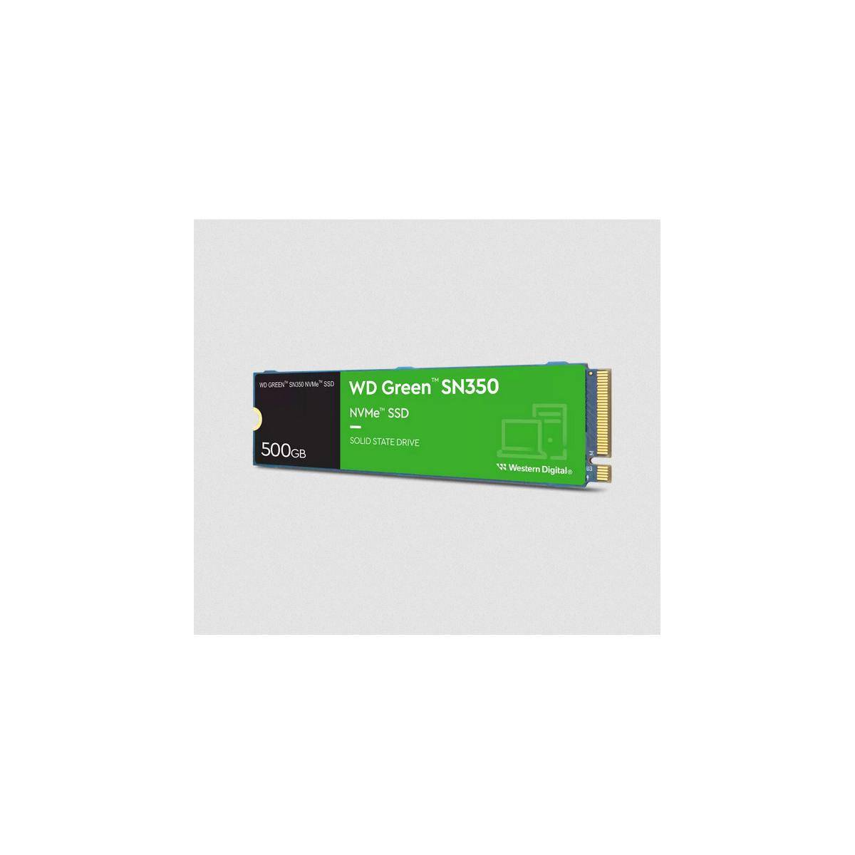 WD Green SN350 - SSD - 500 GB - intern - M.2 2280 - PCIe 3.0 x4 (NVMe)-5