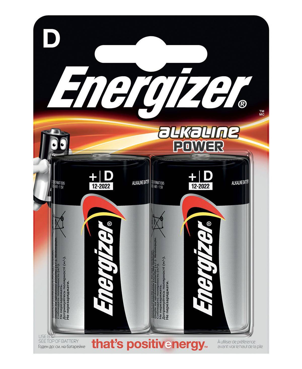 Energizer Batterie Alkaline, Mono, D, LR20, 1.5V Alkaline Power, Retail Blister (2-Pack)-3