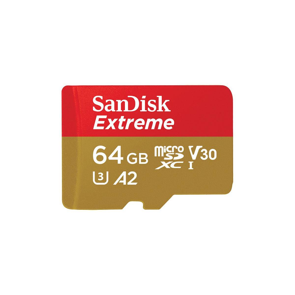 SanDisk Extreme - Flash-Speicherkarte (microSDXC-an-SD-Adapter inbegriffen)-3