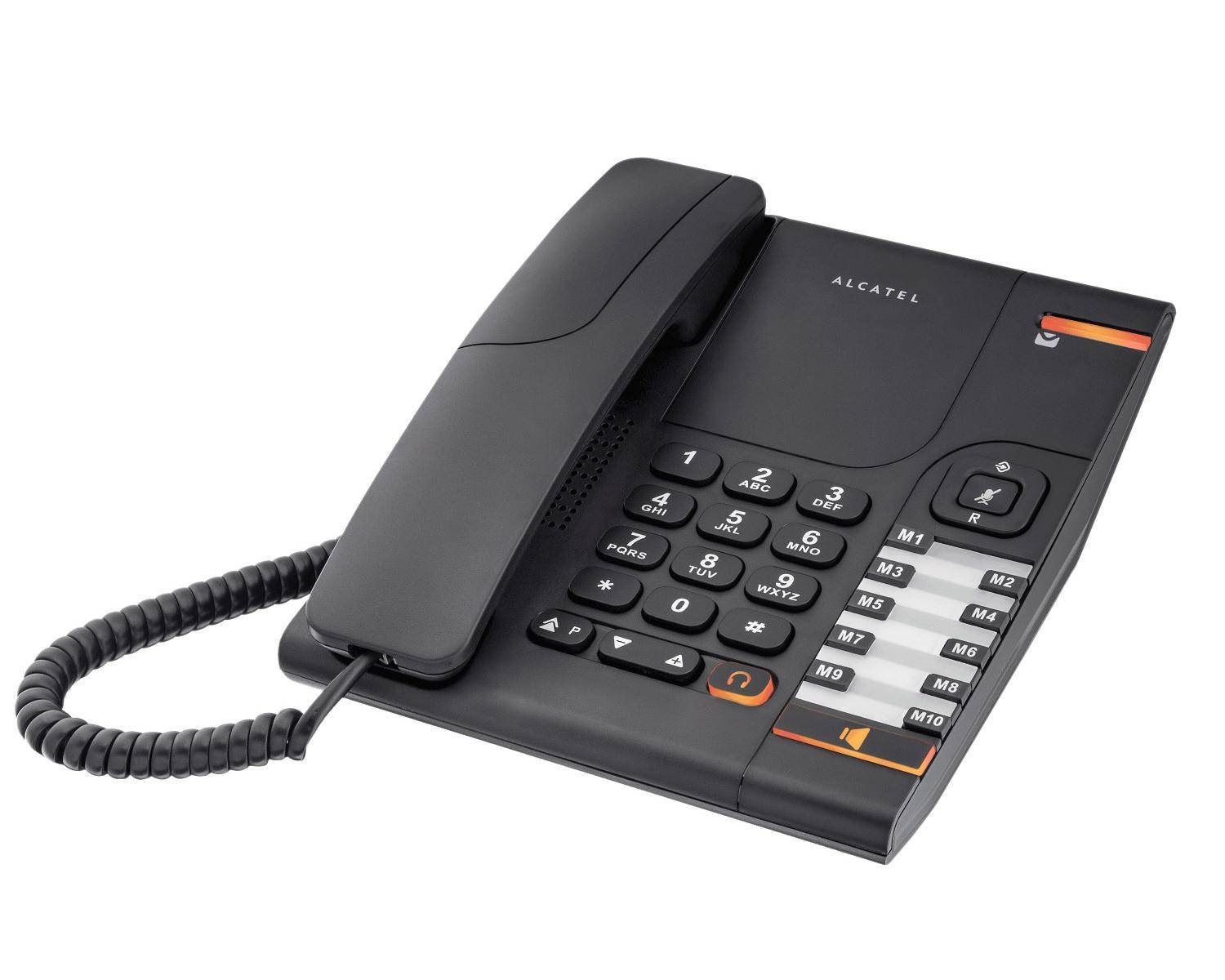 Alcatel Temporis 380 Analog-Telefon Tone/Pulse RJ11 Handsfree Schwarz-3