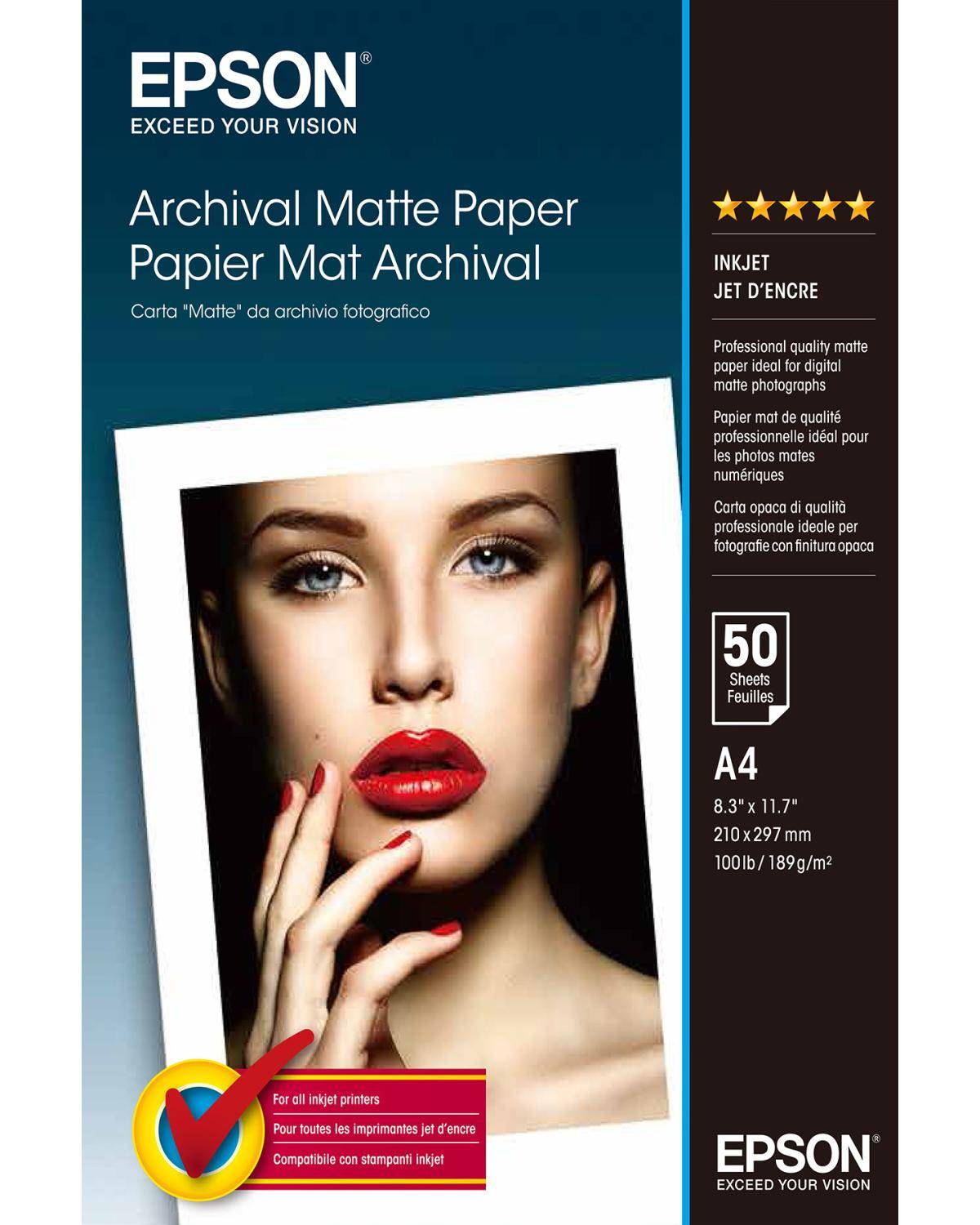 Epson Archival Matte Paper - Matt - A4 (210 x 297 mm)-3