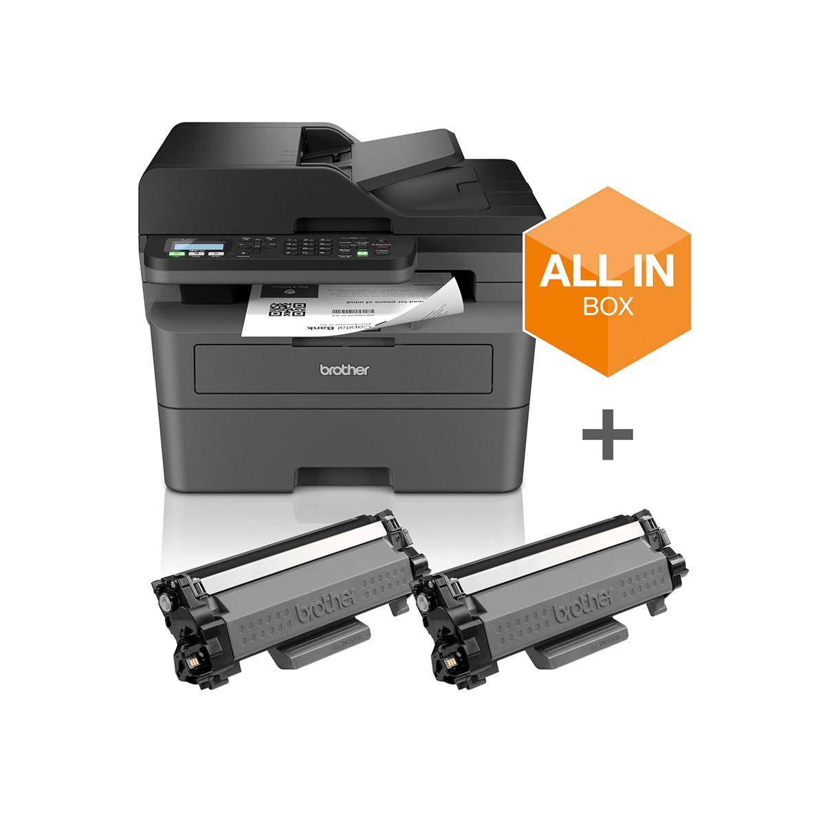 Brother MFC-L2827DWXL - Multifunktionsdrucker - s/w - Laser - A4/Legal (Medien)-5