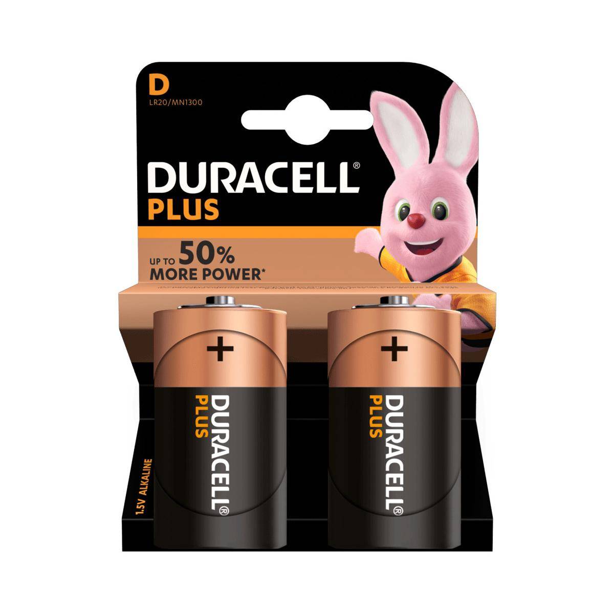 Duracell Plus LR20 Mono (D)-Batterie Alkali-Mangan 1.5 V 2 St.-3