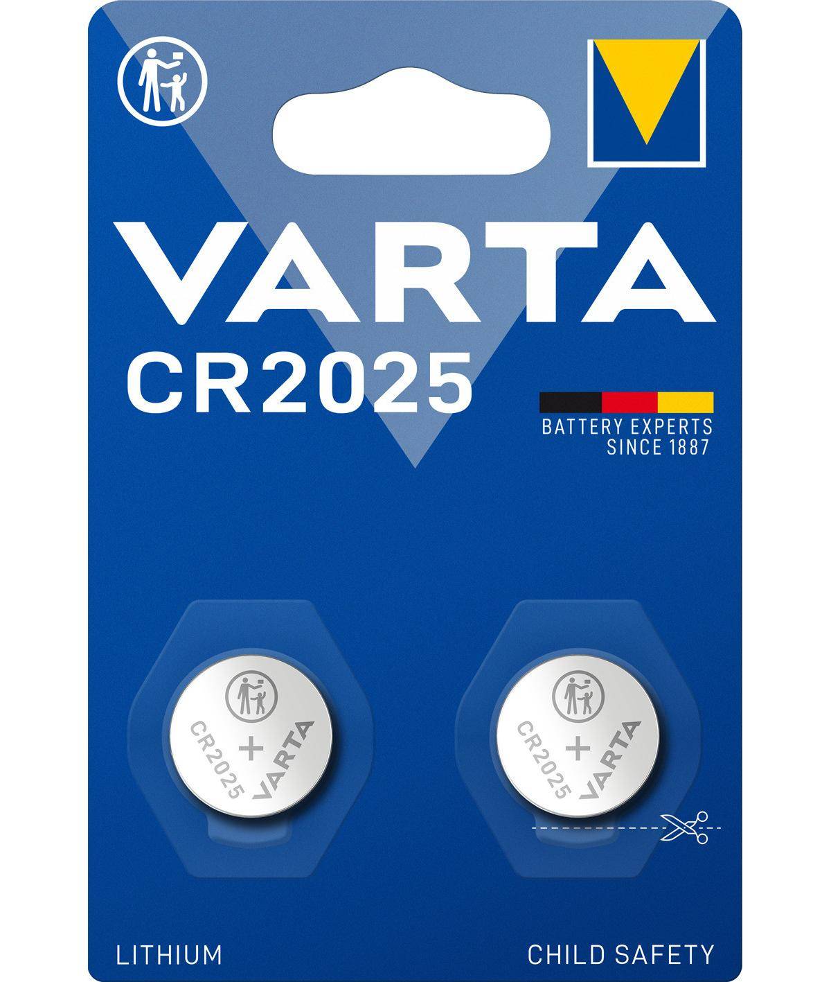Varta Professional - Batterie 2 x CR2025 - Li-3