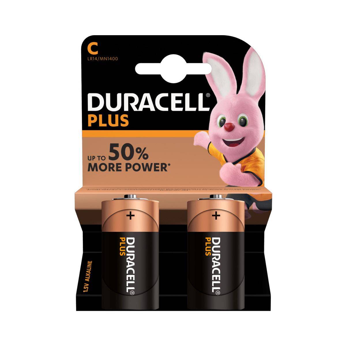 Duracell Plus LR14 Baby (C)-Batterie Alkali-Mangan 1.5 V 2 St.-3