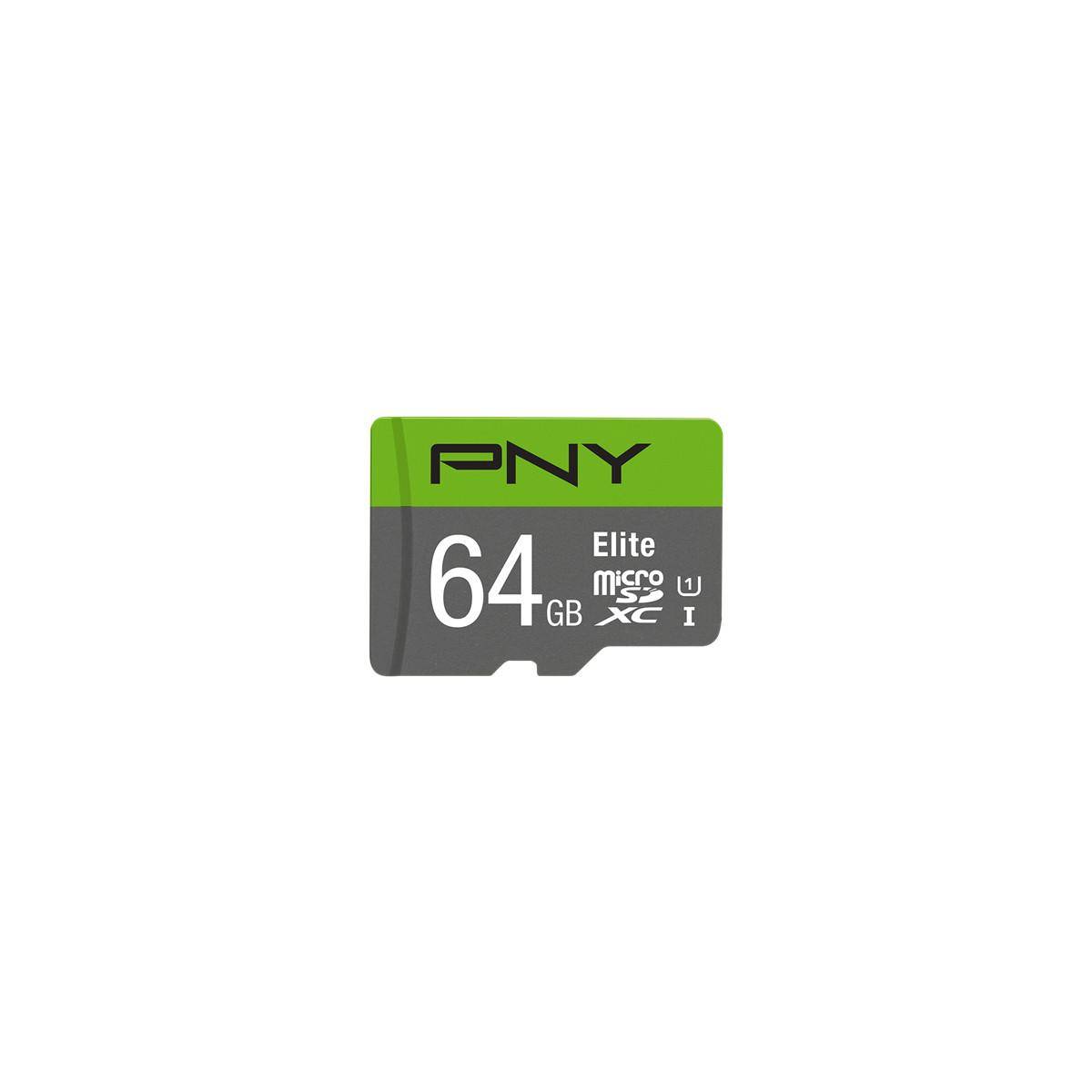 PNY Elite - Flash-Speicherkarte - 64 GB - UHS-I U1 / Class10-7