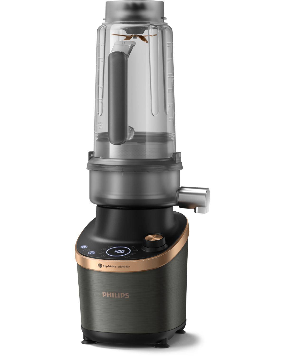 Philips HR3770 Blender Juicefunktion Rengoringsfunktion Sort/kobber-2
