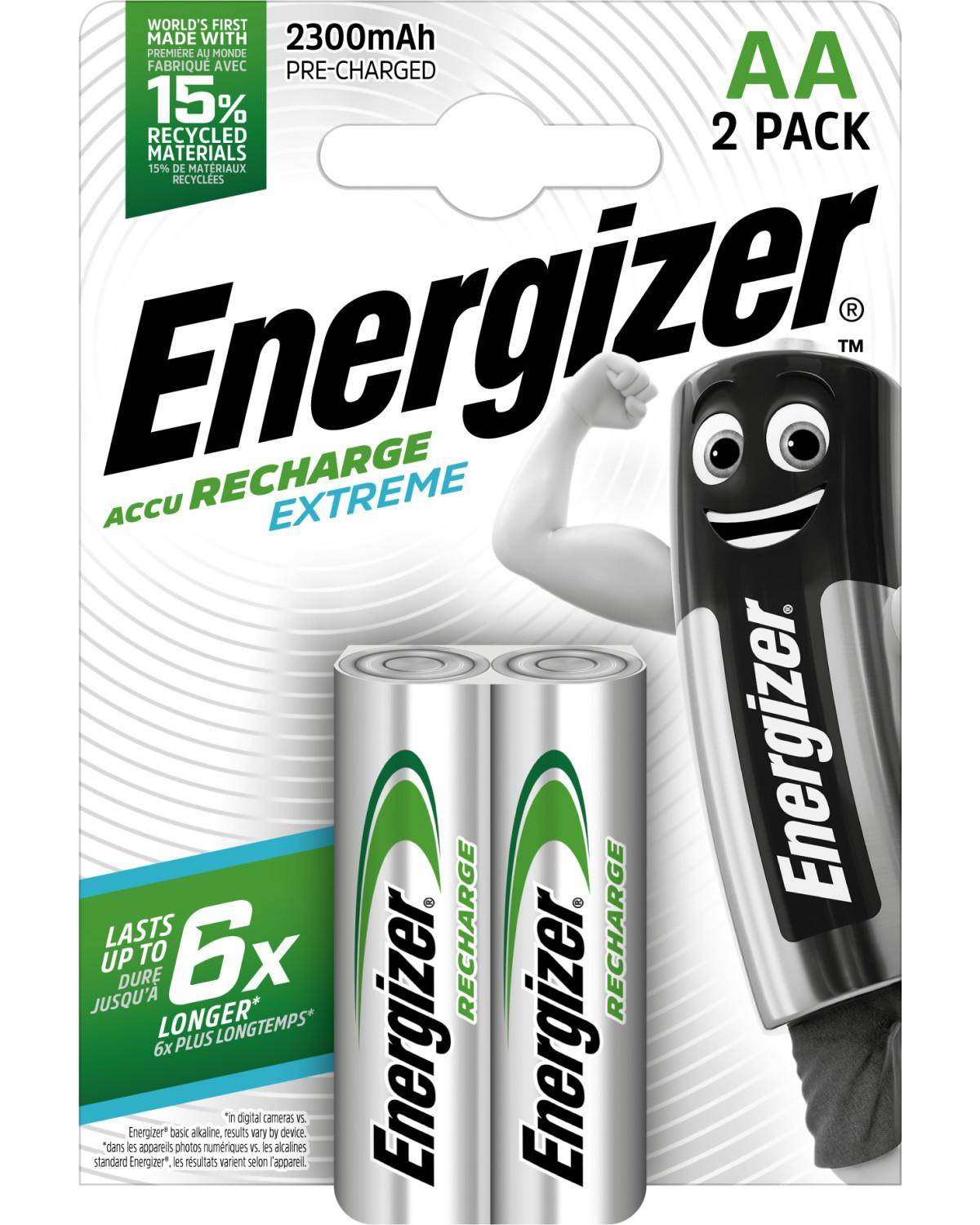 Energizer Accu Recharge Extreme - Batterie 2 x AA-Typ - NiMH - (wiederaufladbar)-3