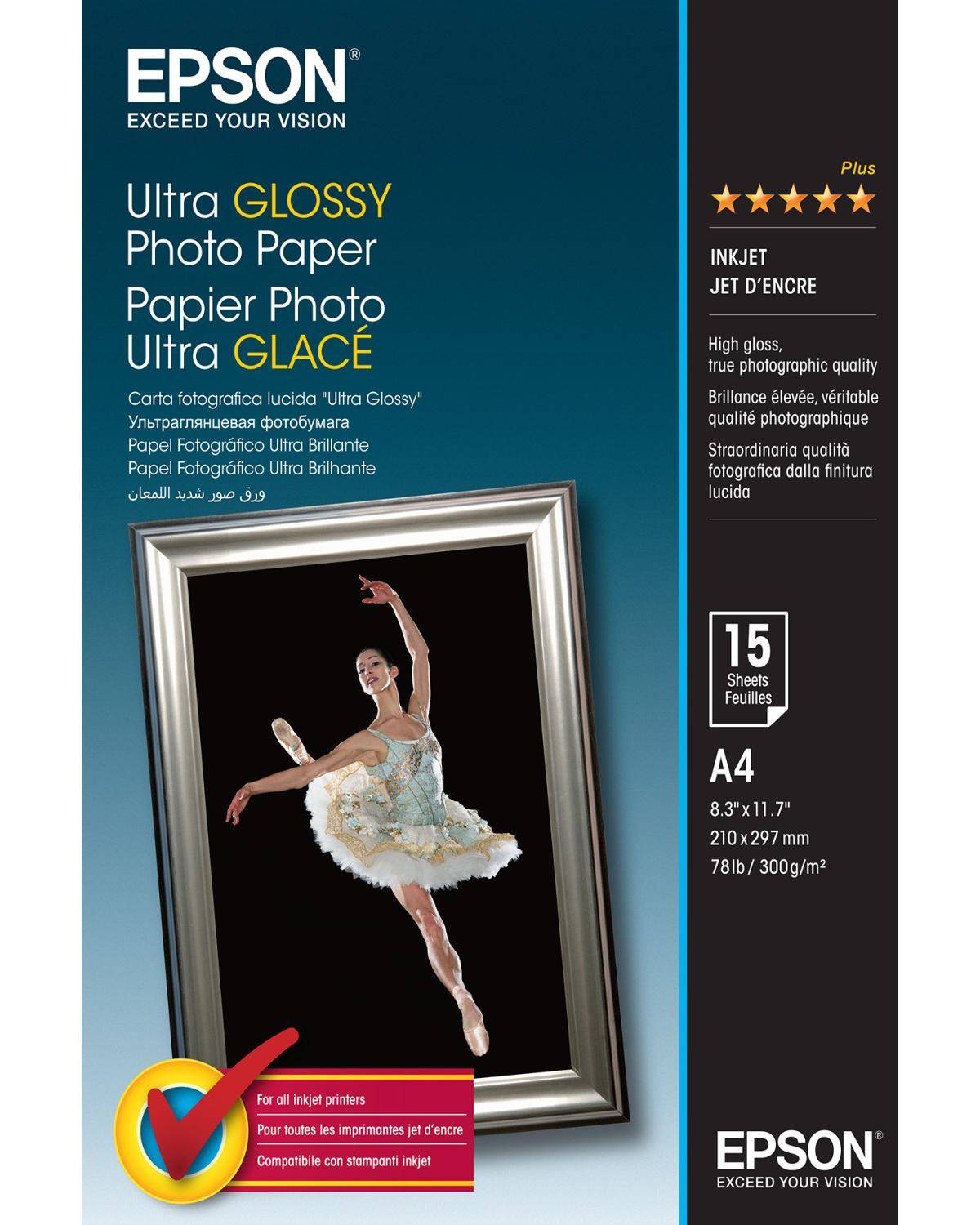Epson Ultra Glossy Photo Paper - Glänzend - A4 (210 x 297 mm)-8