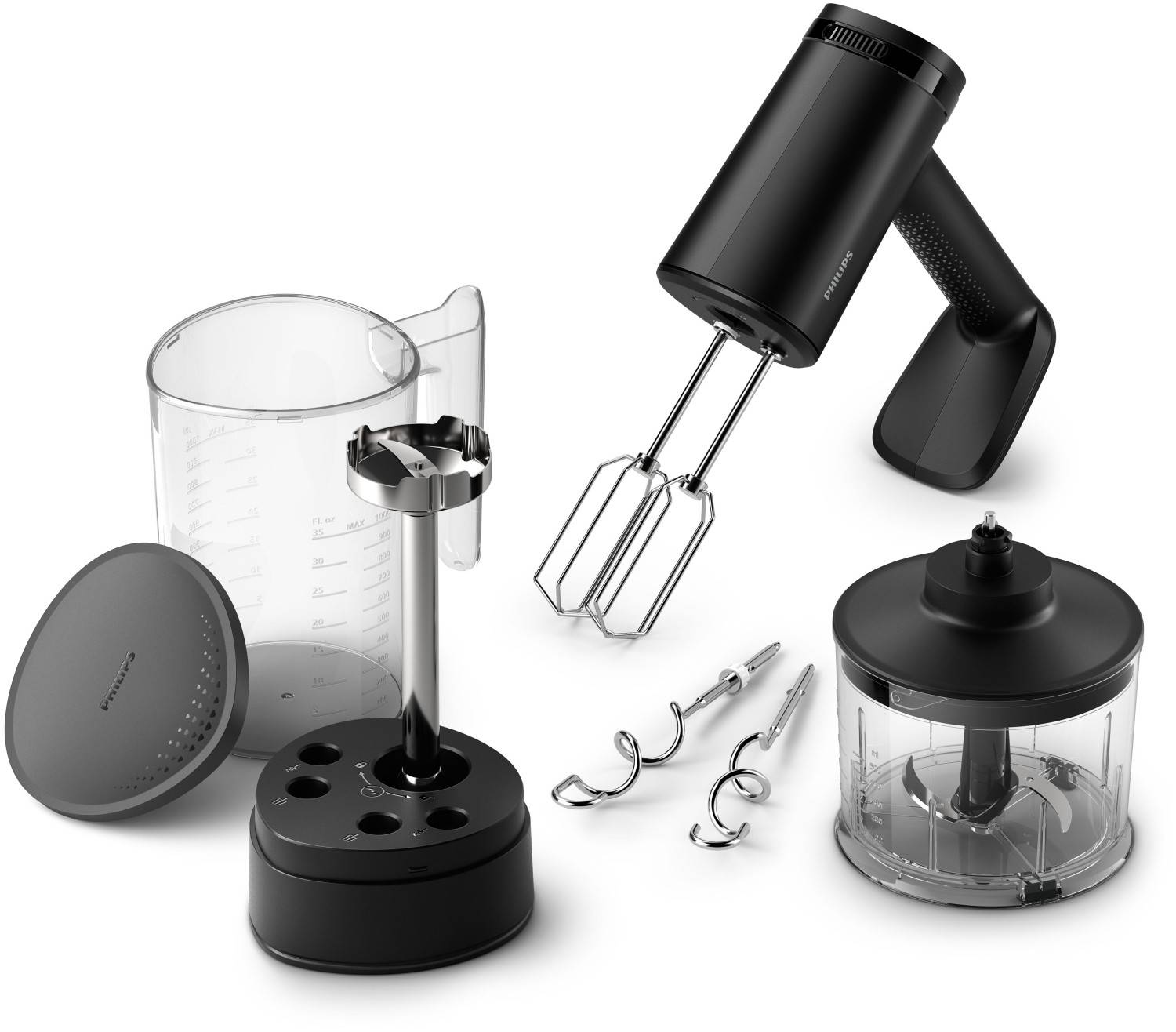 Philips HR3781-20 5000 Series 500W Electric Hand Mixer Black-4